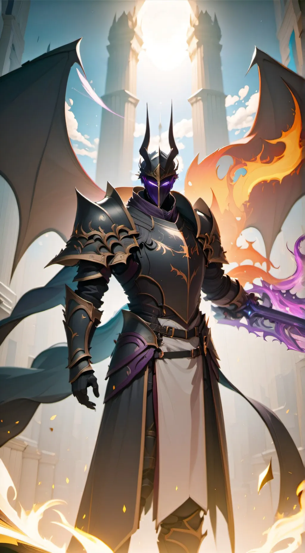 ai character: Cavern background