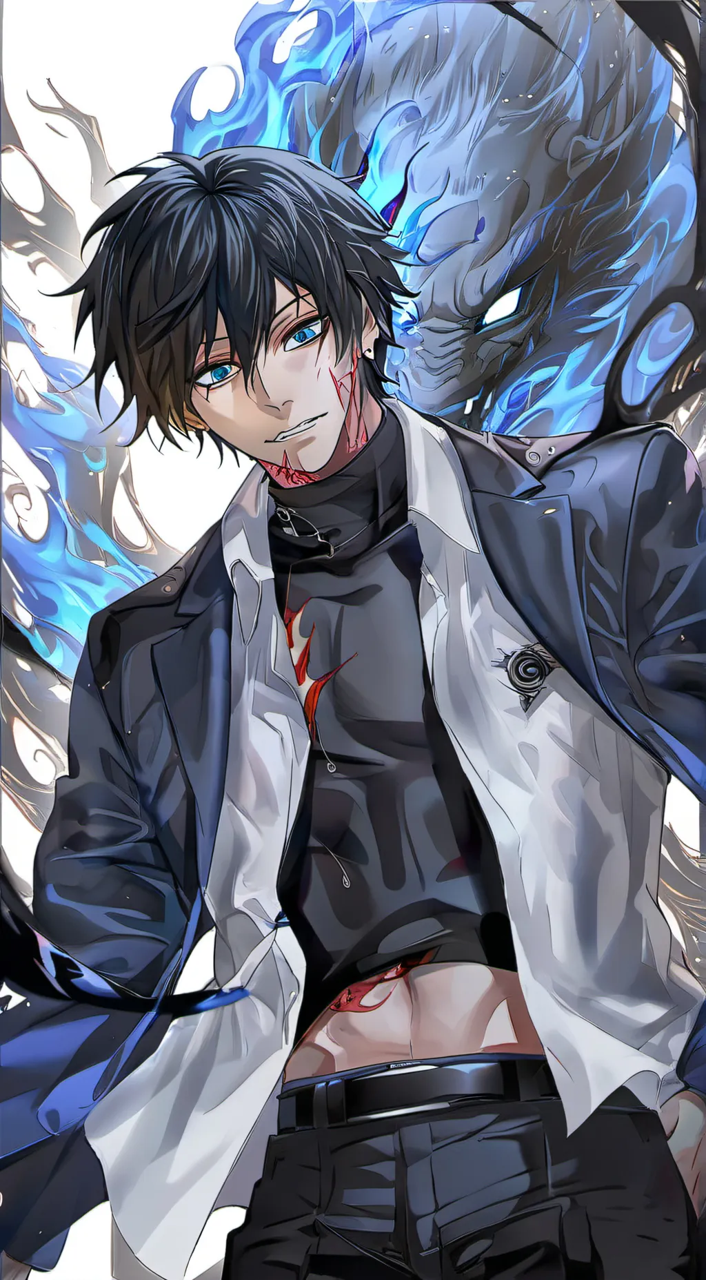 ai character: Dabi background