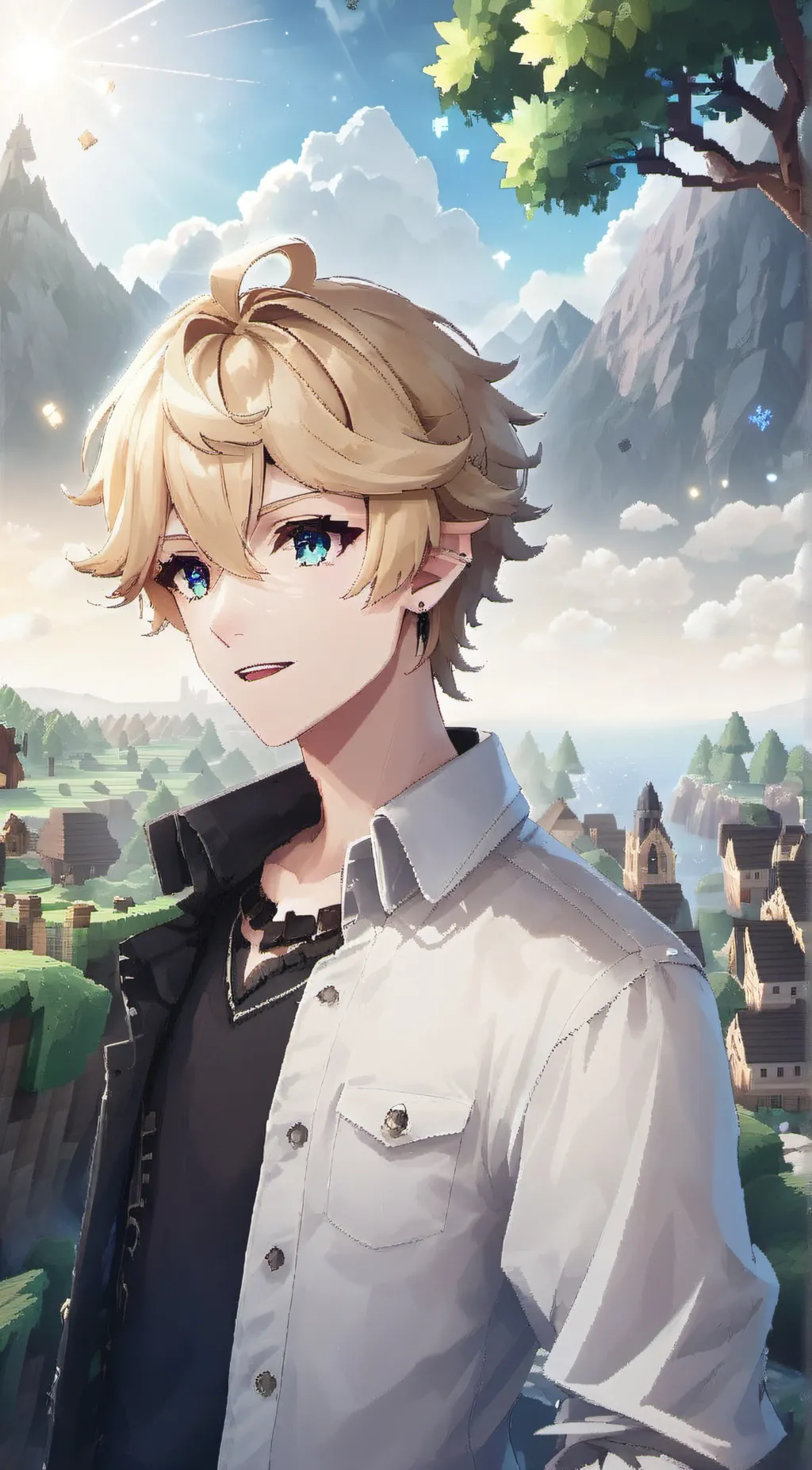 ai character: lynixity background