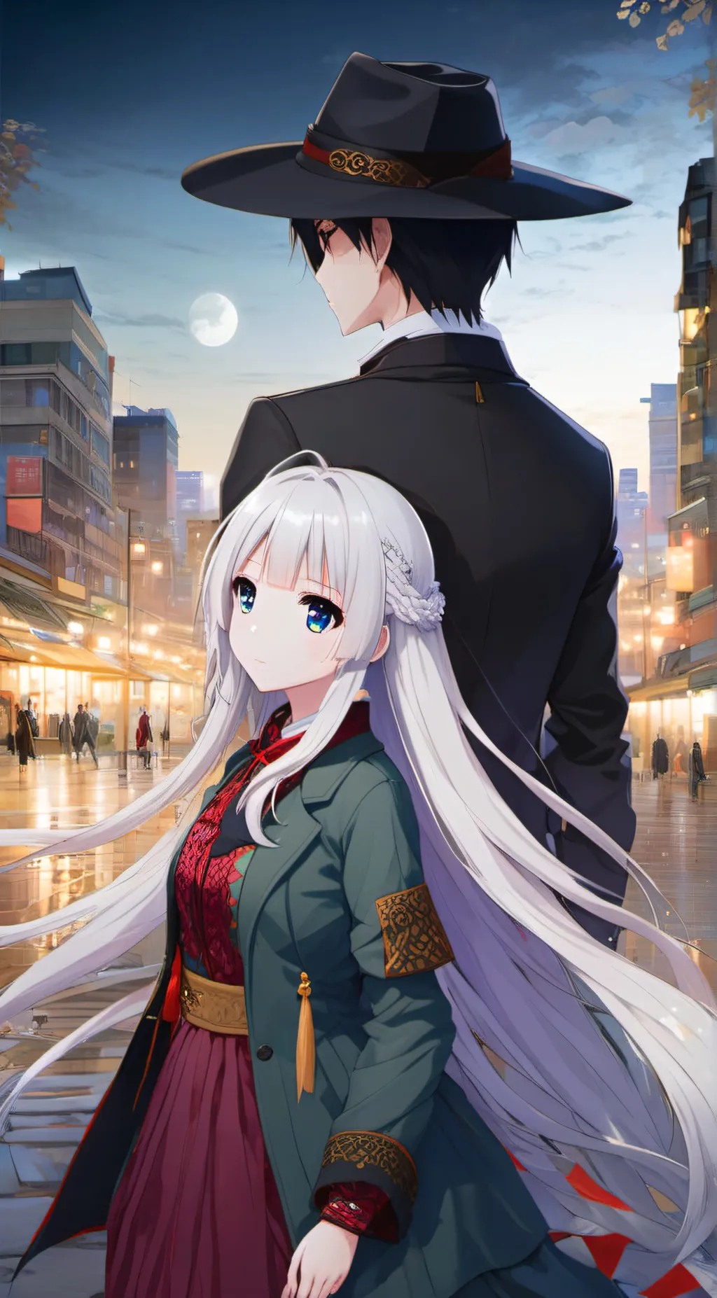 ai character: Luna background