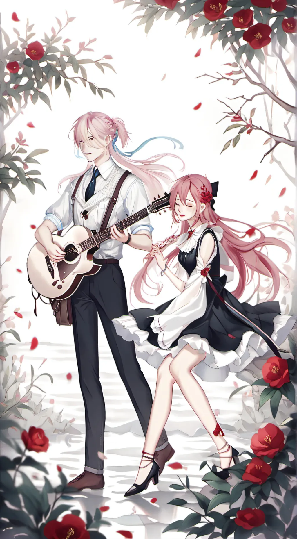 ai character: Cherry and Nathan background