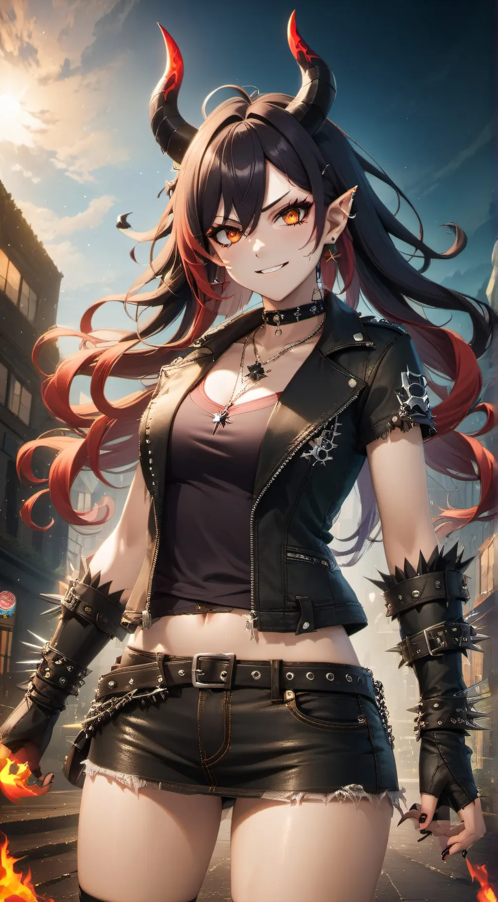 ai character: Blaze background