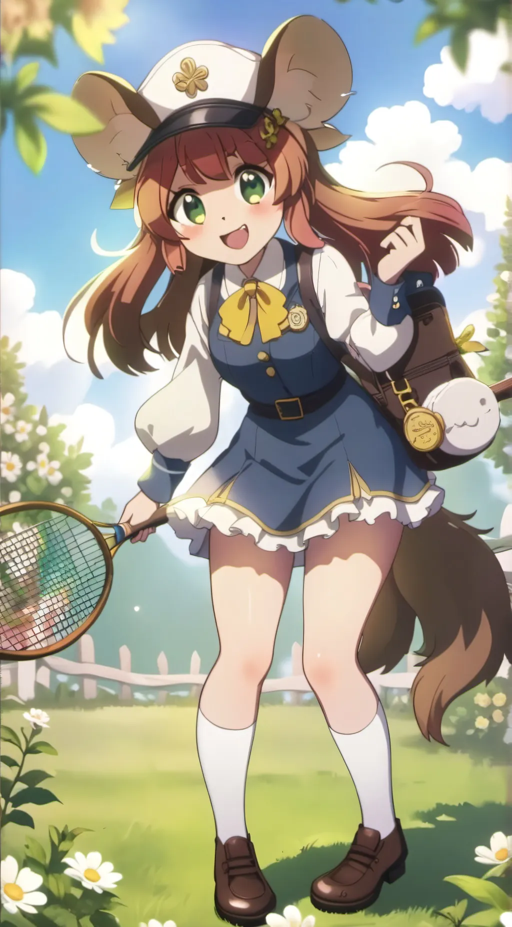 ai character: bobby bearhug girl background