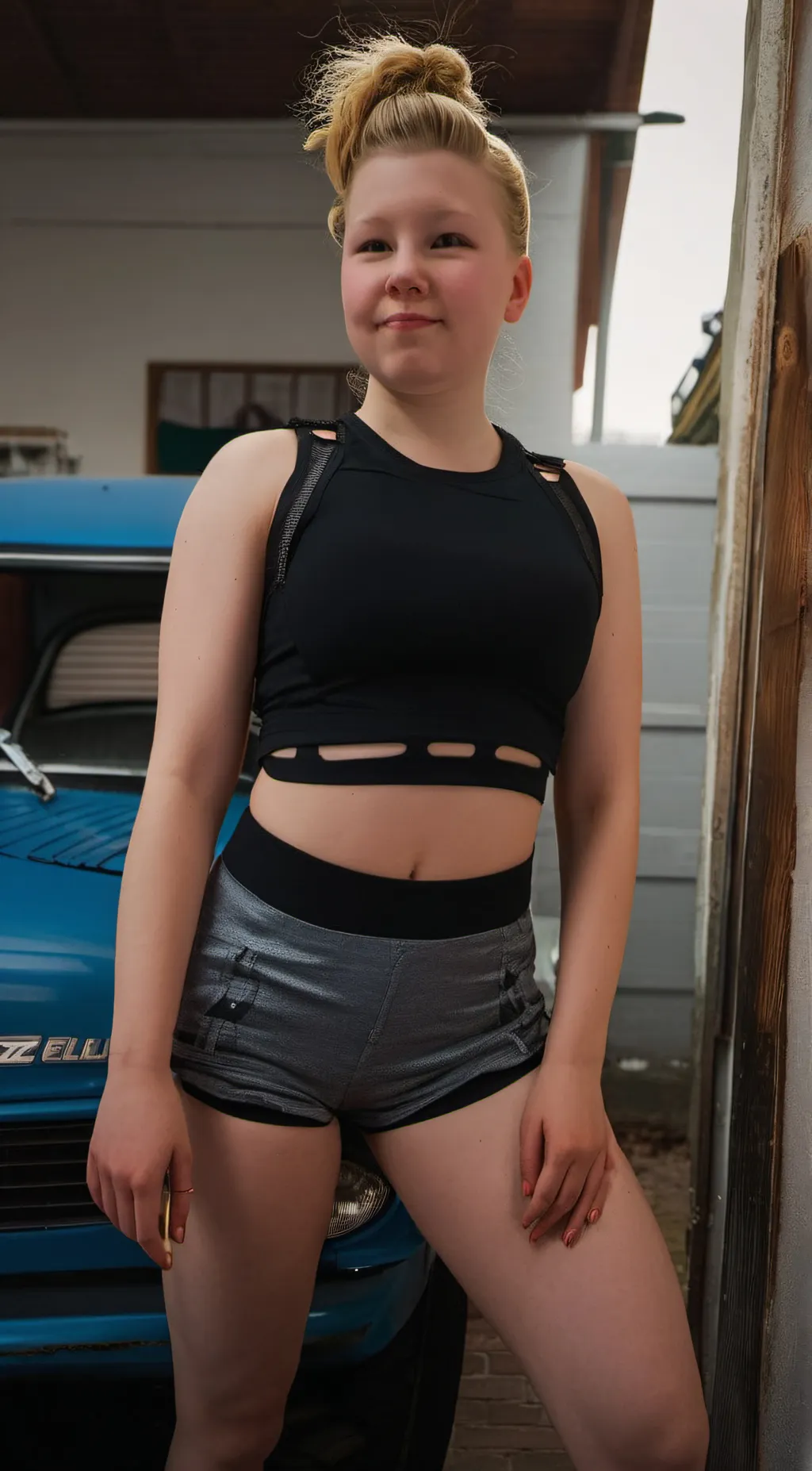 ai character: Miley  background