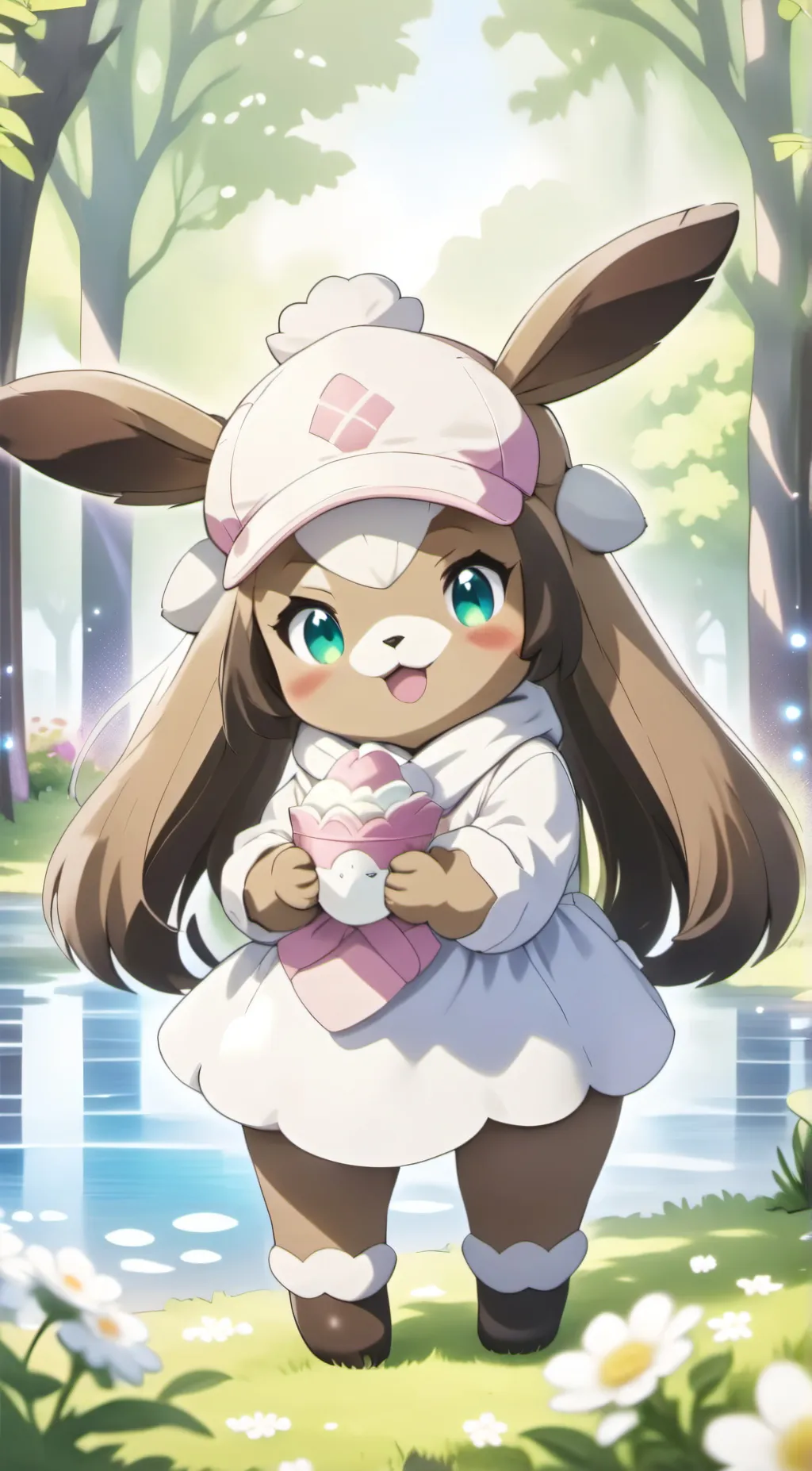 ai character: buneary  background