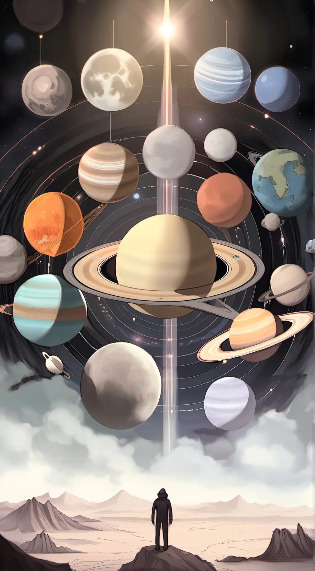 ai character: Solarballs background