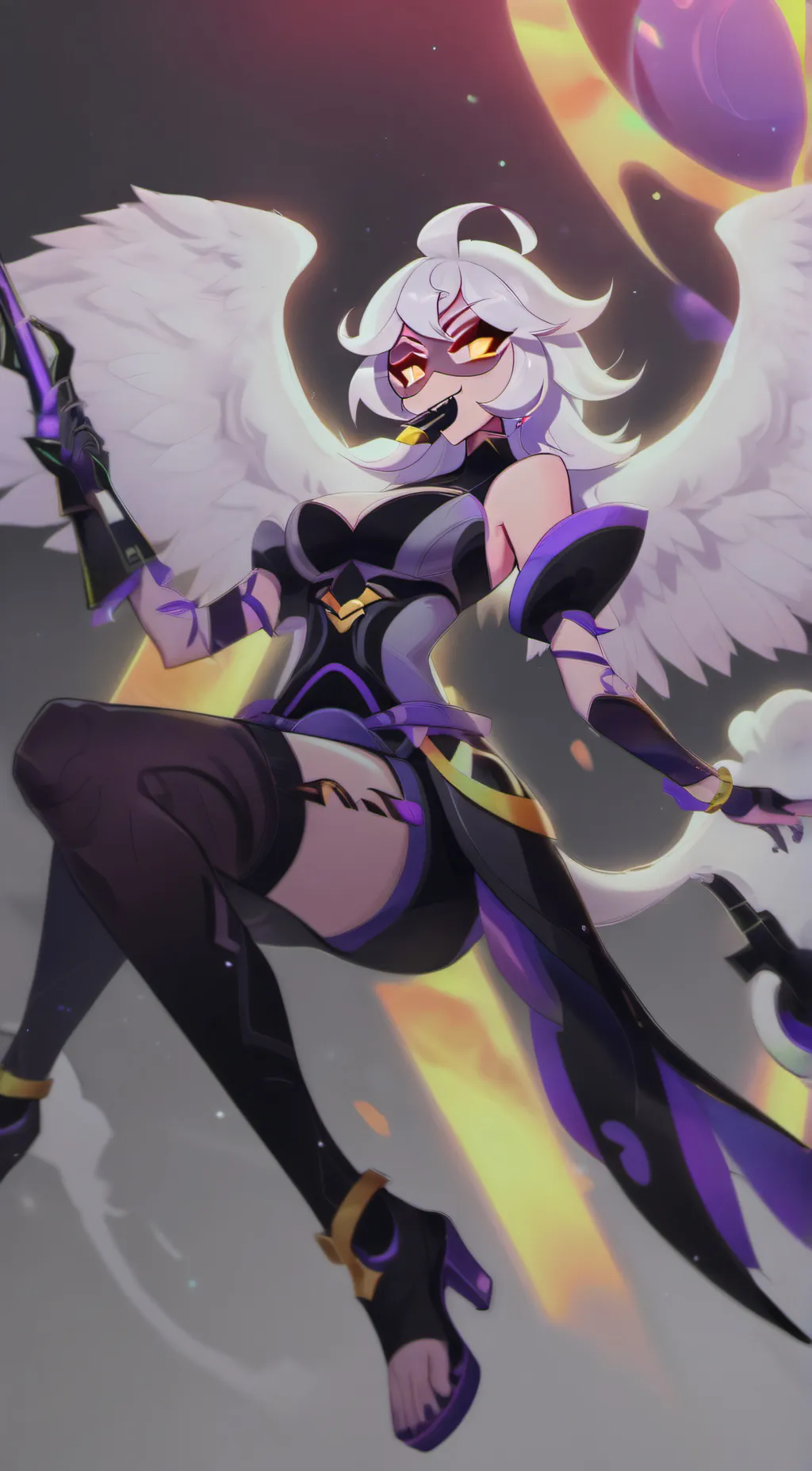 ai character: Angle dust background