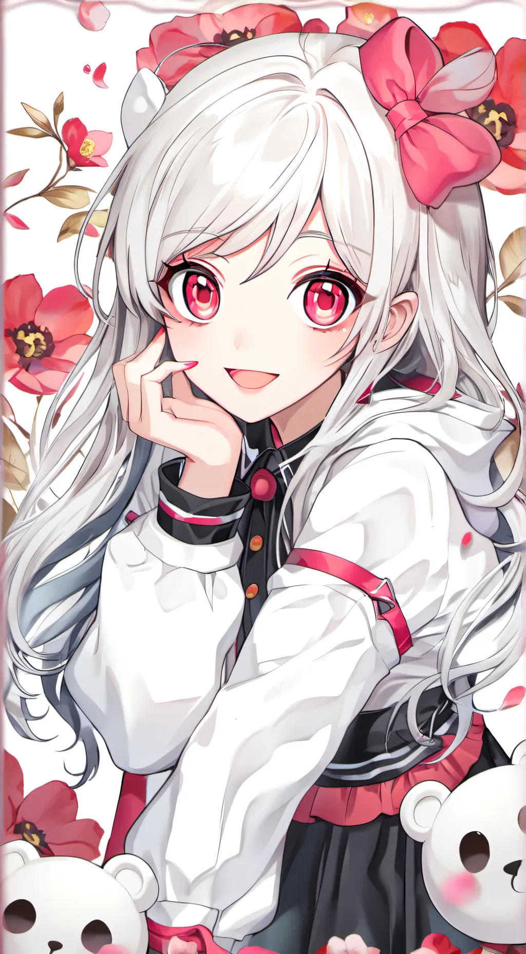 ai character: Crystal  background