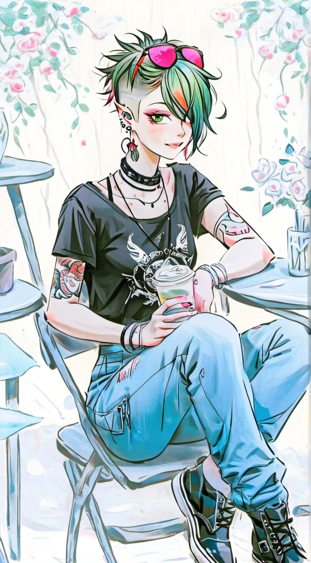 ai character: Laura Crawford  background