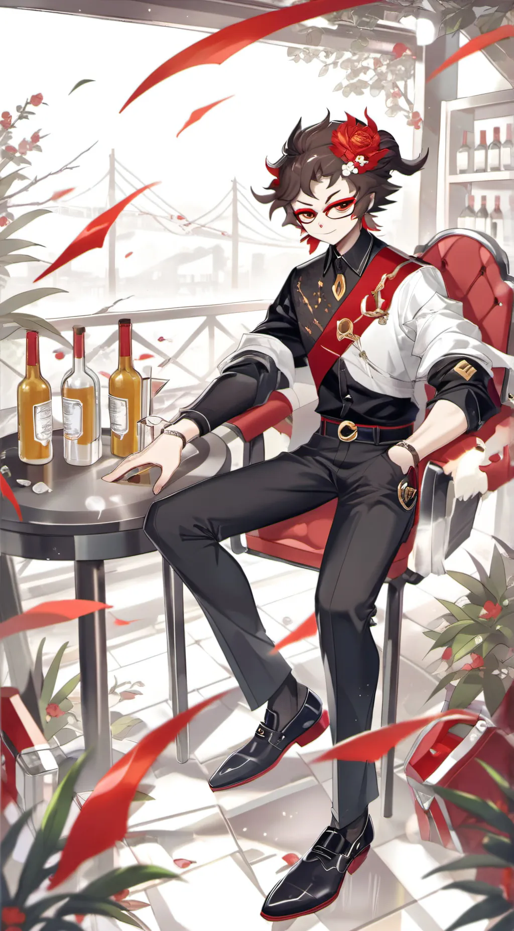 ai character: HUSK HUSK  background