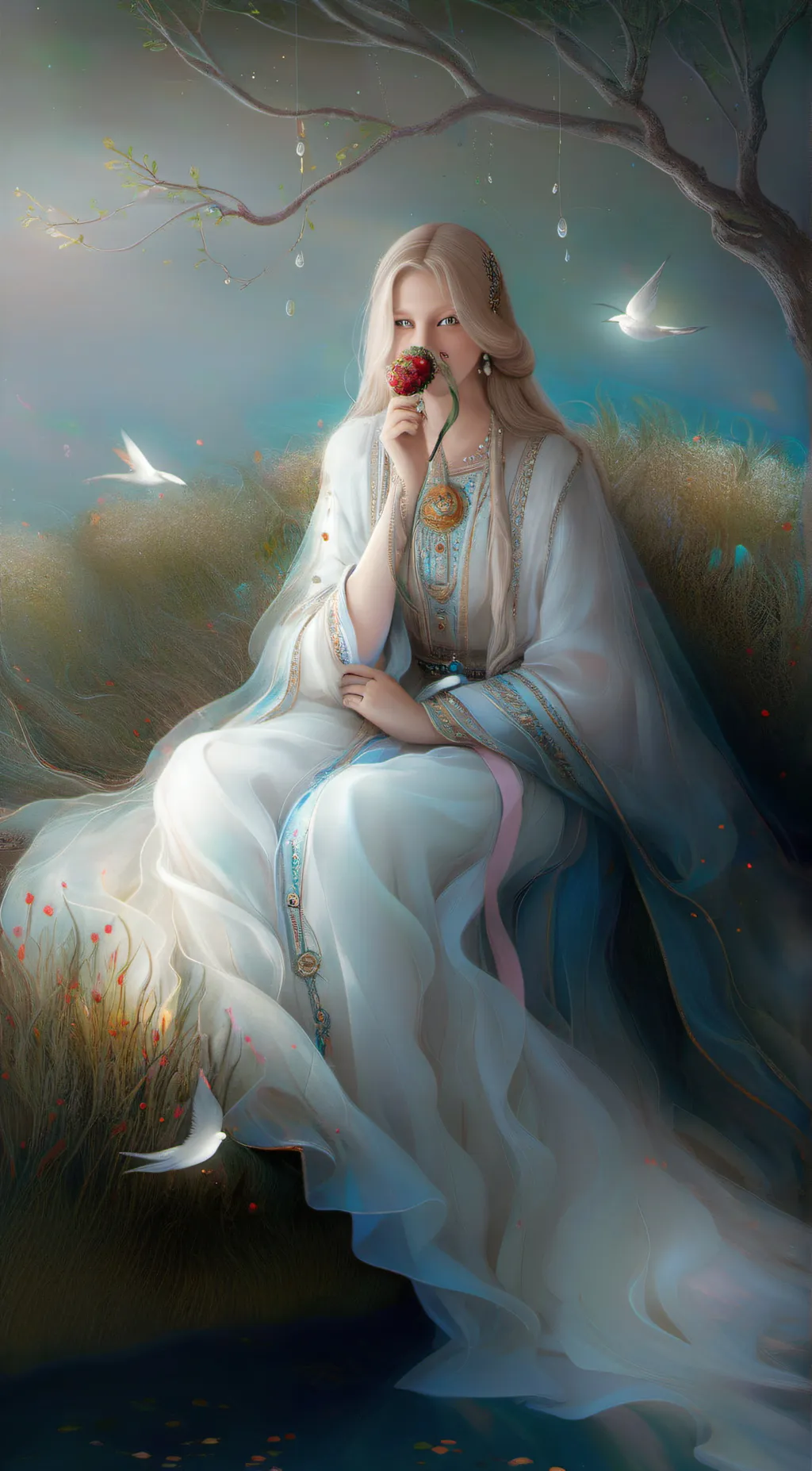 ai character: elle  background