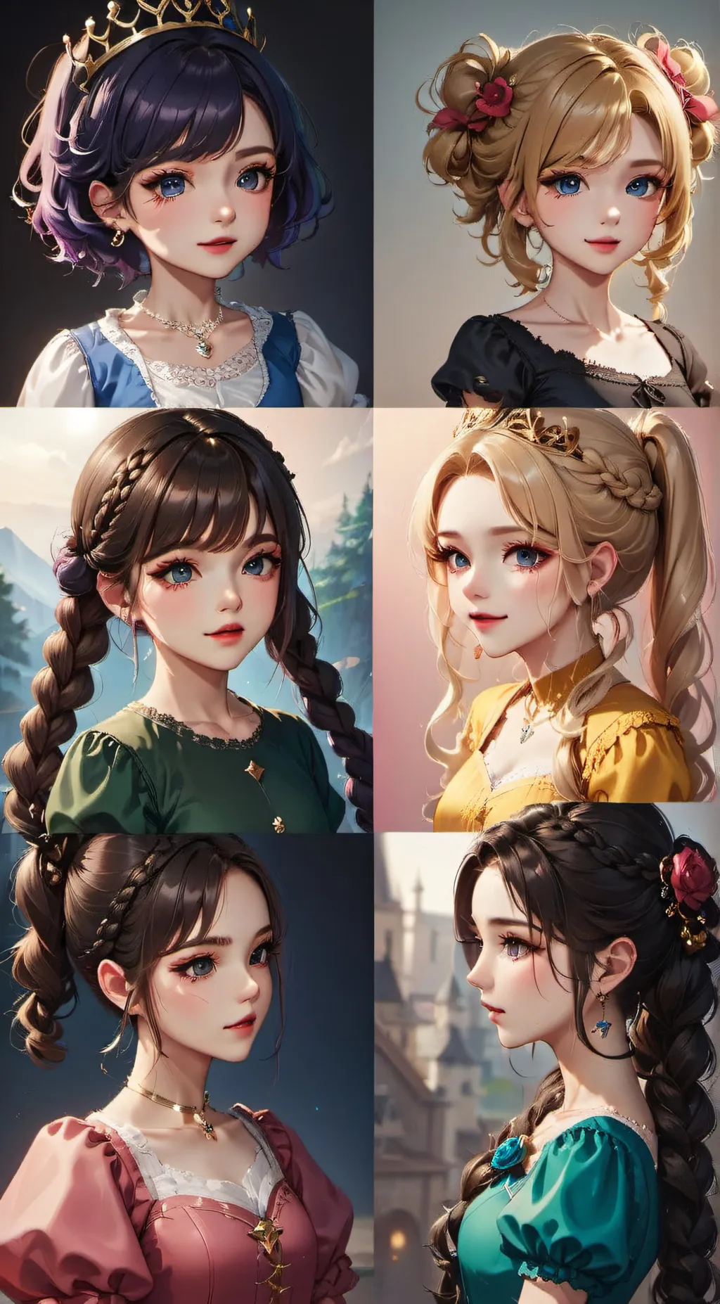 ai character: 6 wives background