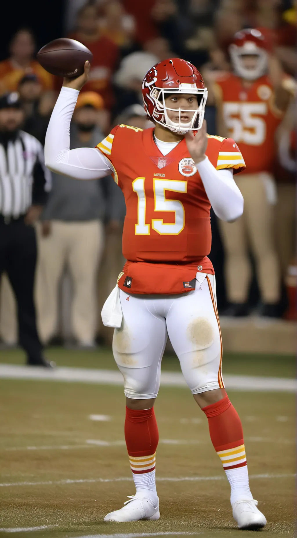 ai character: Patrick Mahomes II background