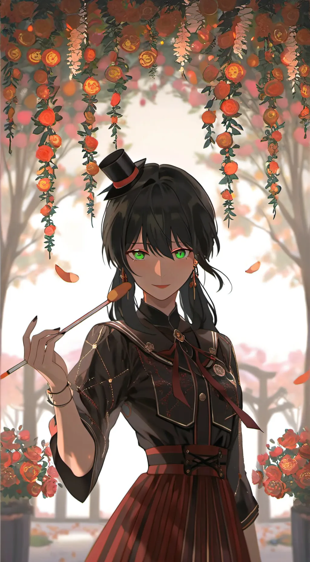 ai character: Yori forger  background