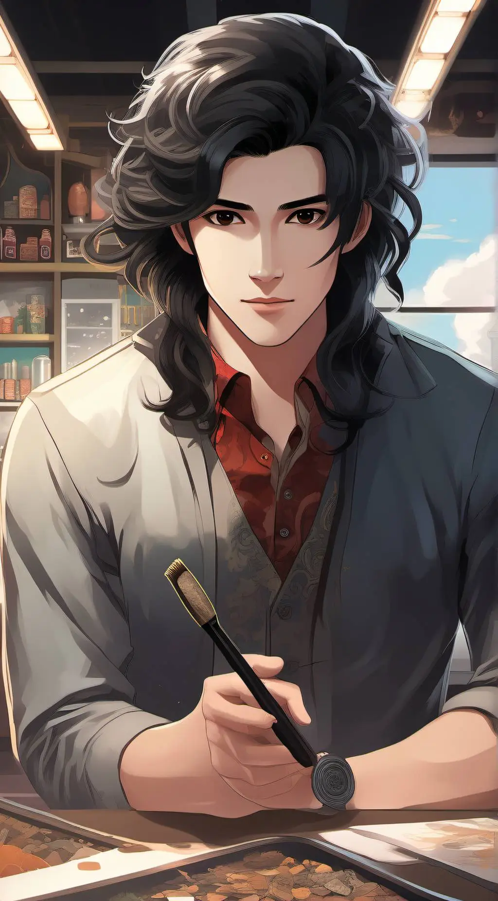 ai character: scientist background