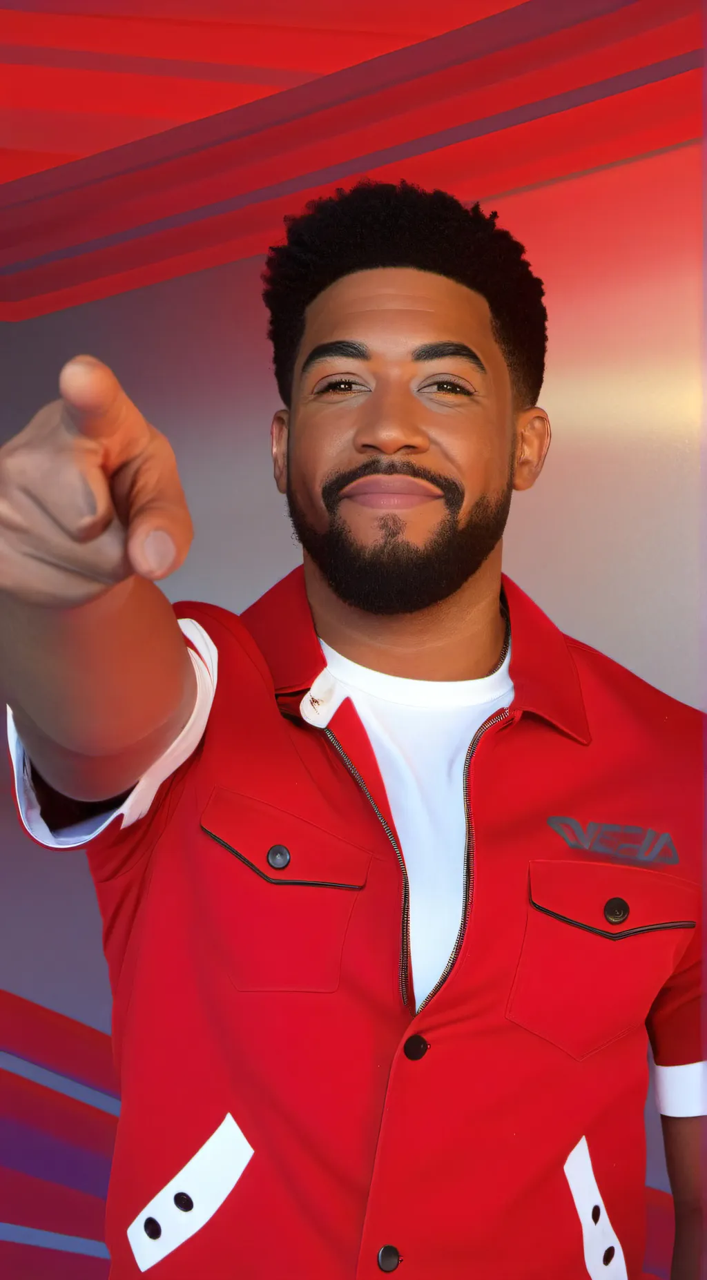 ai character: jakefromstatefarm background