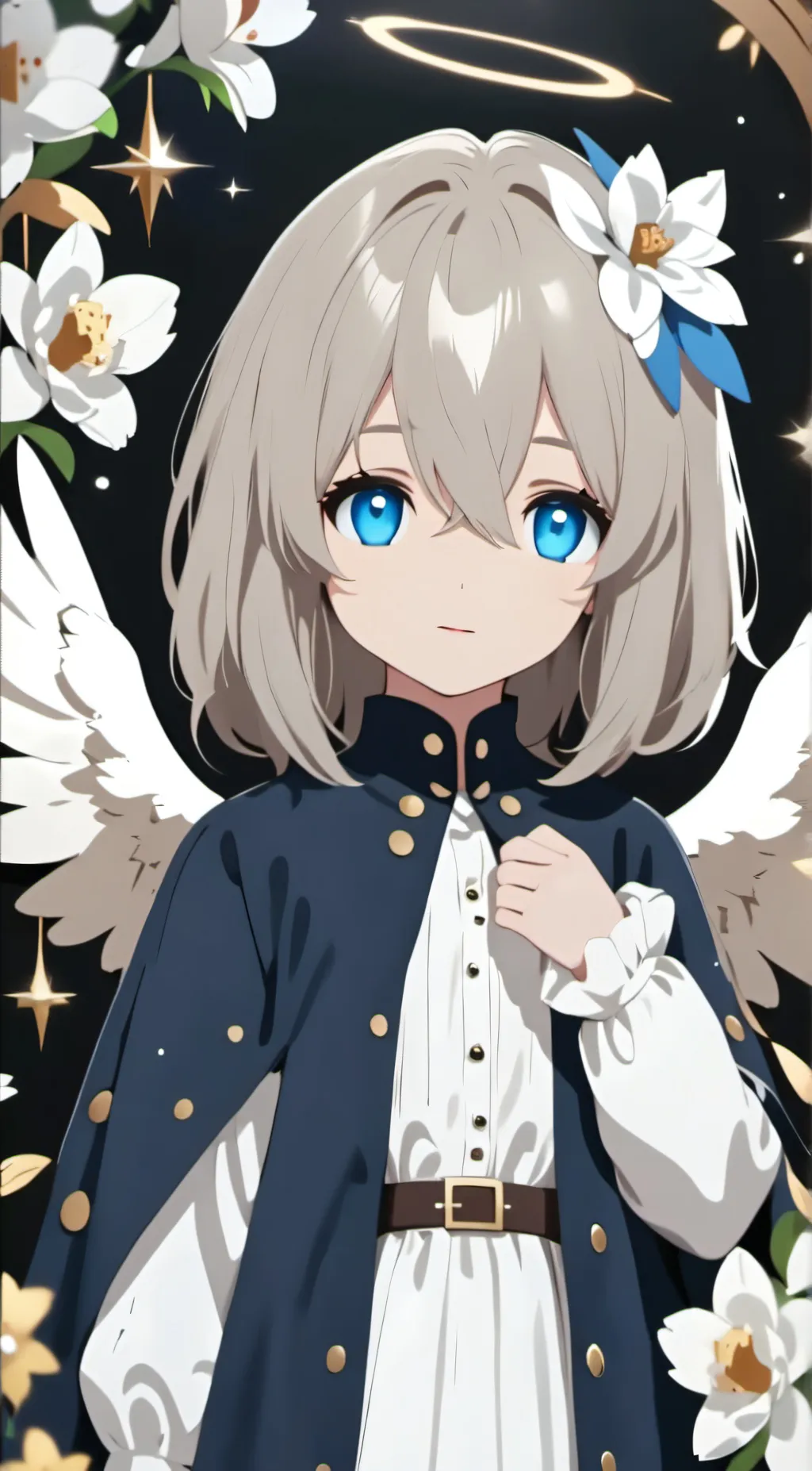 ai character: angel child background