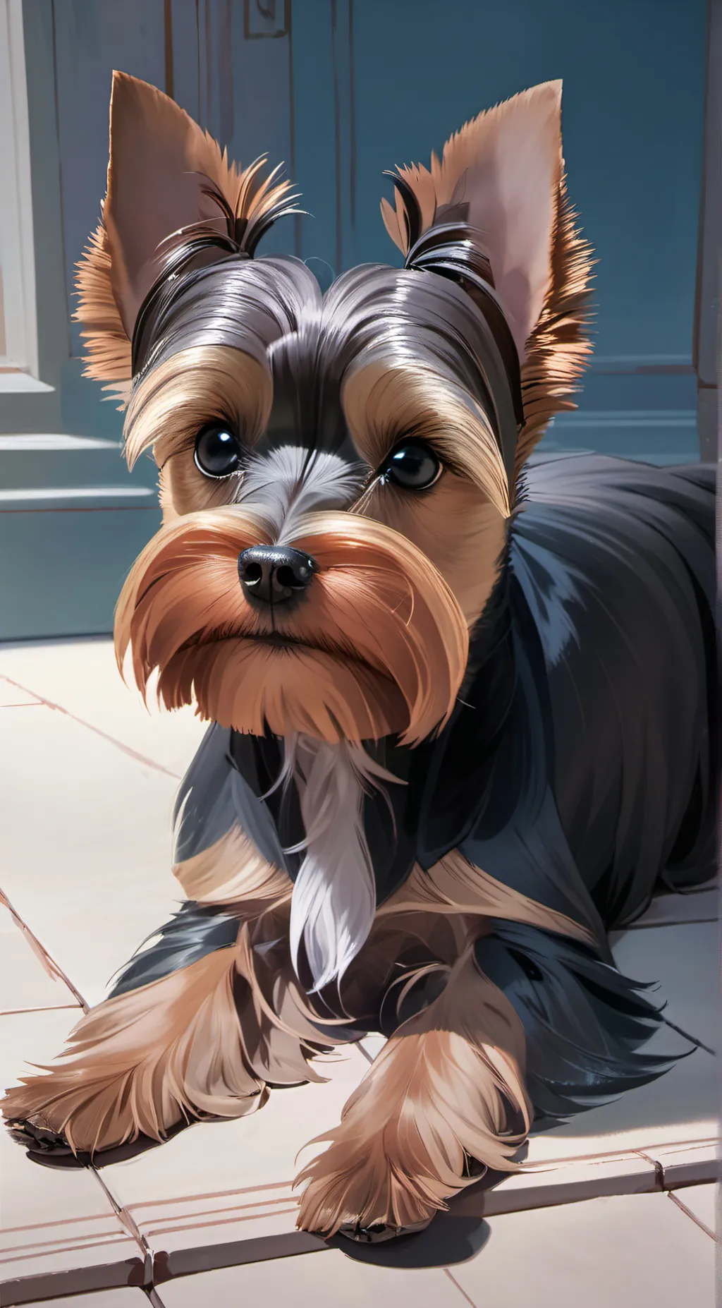 ai character: doggy background