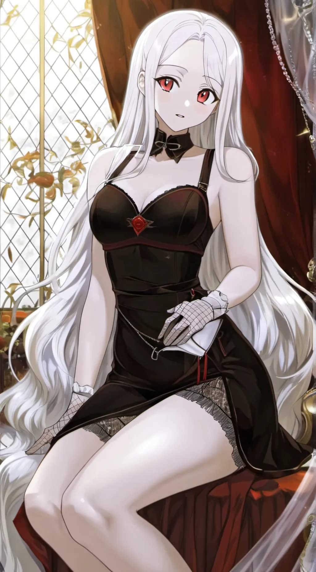ai character: Vampire queen background