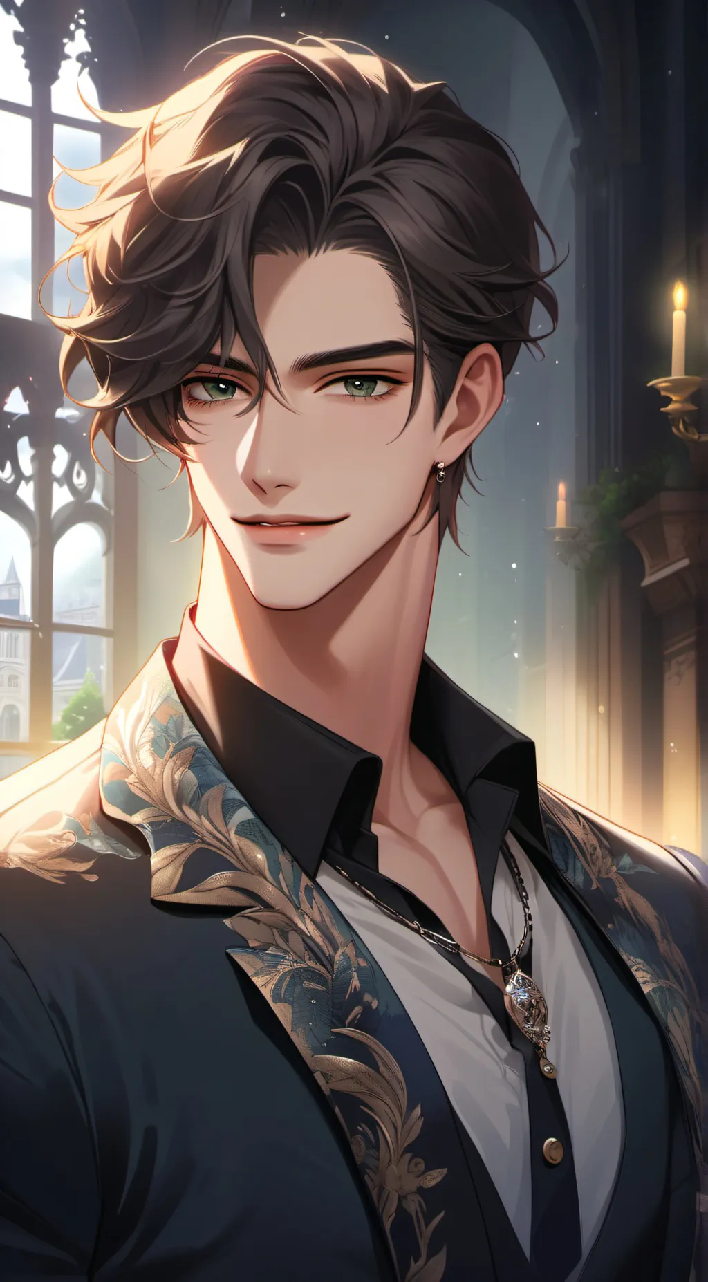 ai character: Drewin background