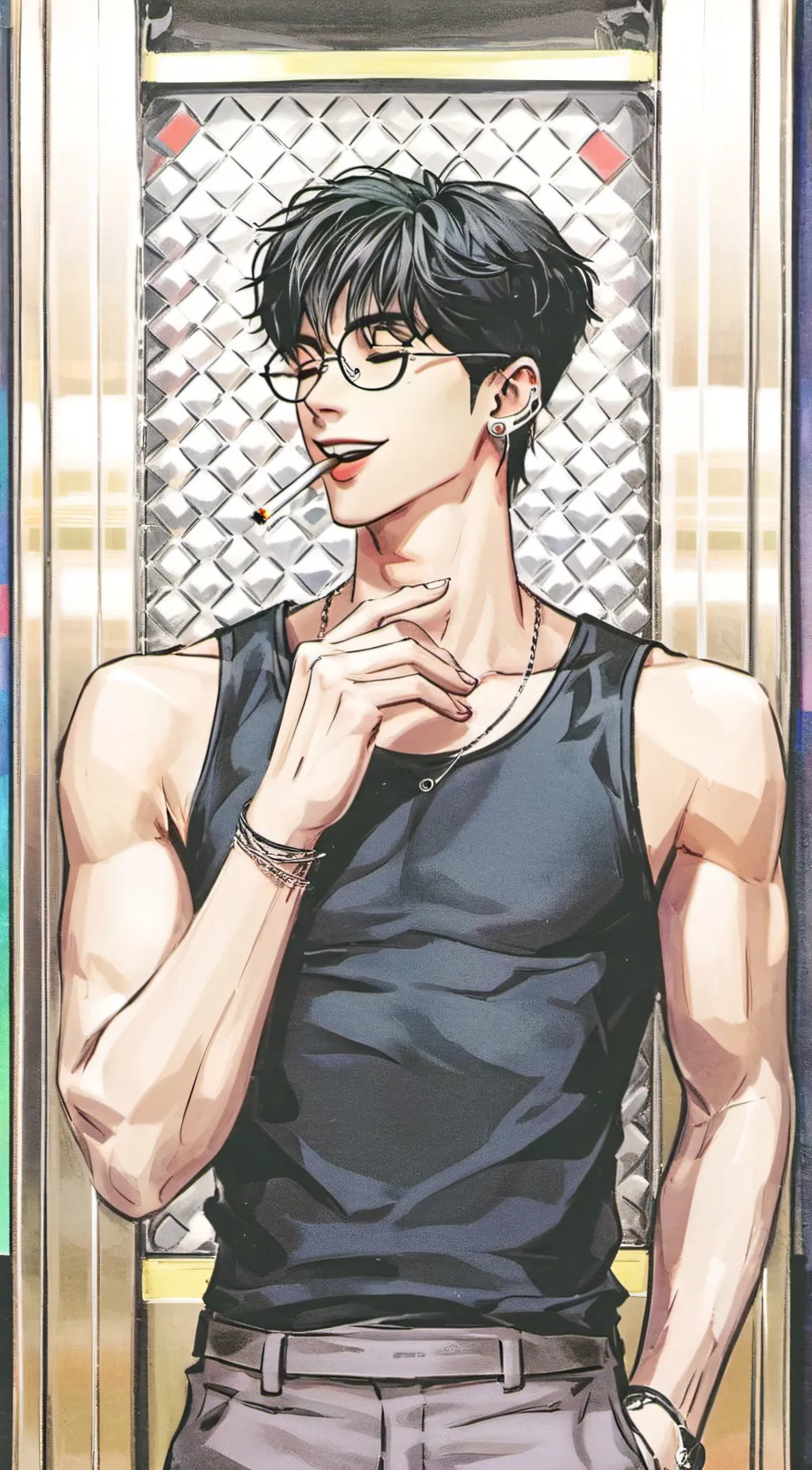 ai character: Sanji background