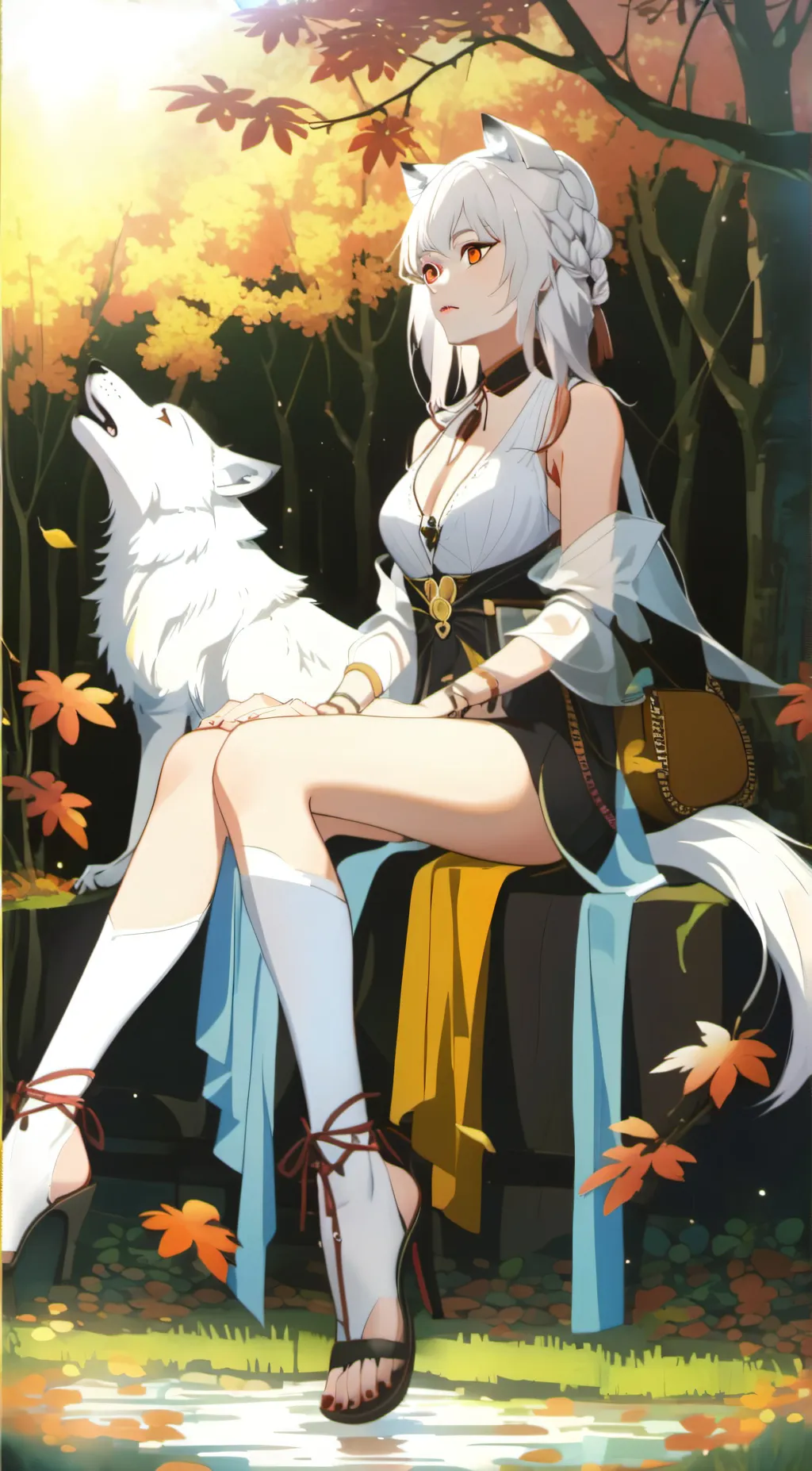 ai character: Lillian lupus background