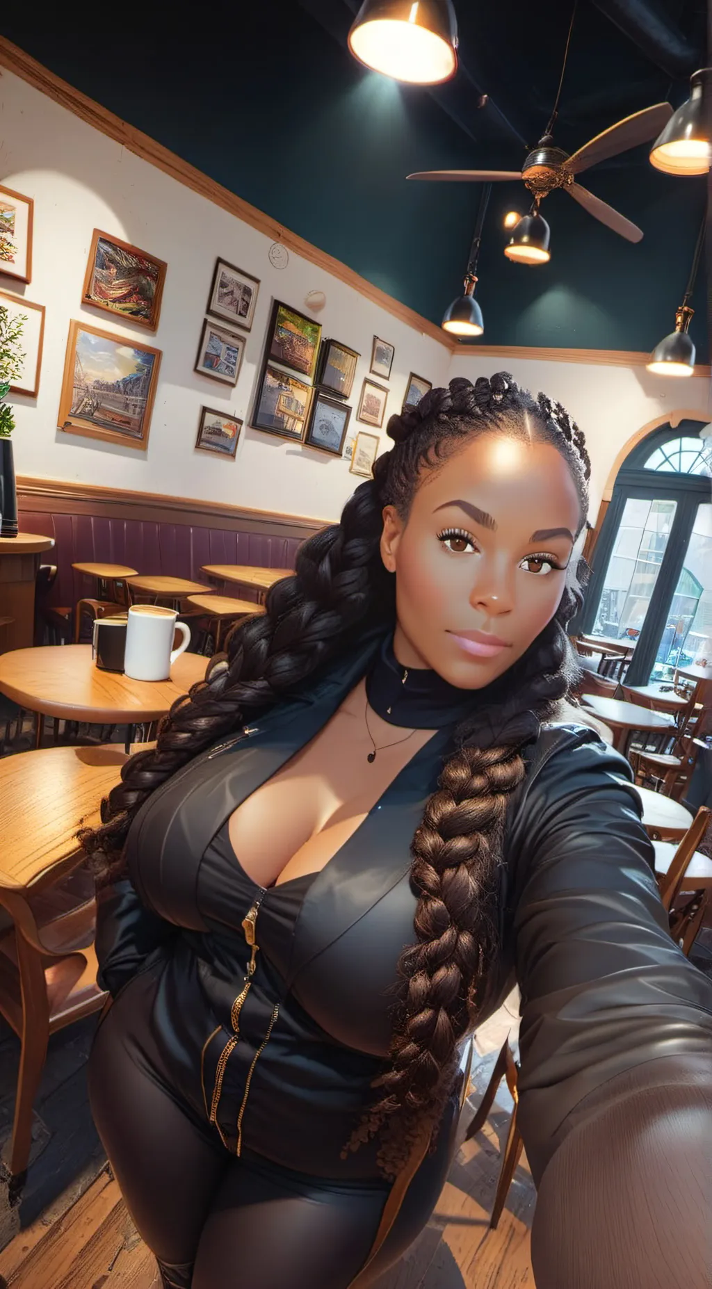 ai character: Ema  background