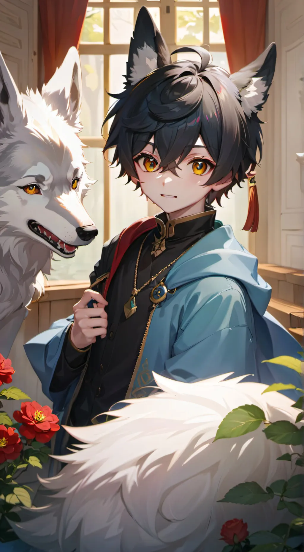 ai character: leo background