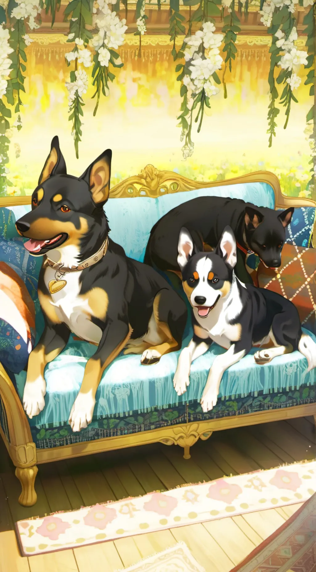 ai character: Ice cream and Mitz background