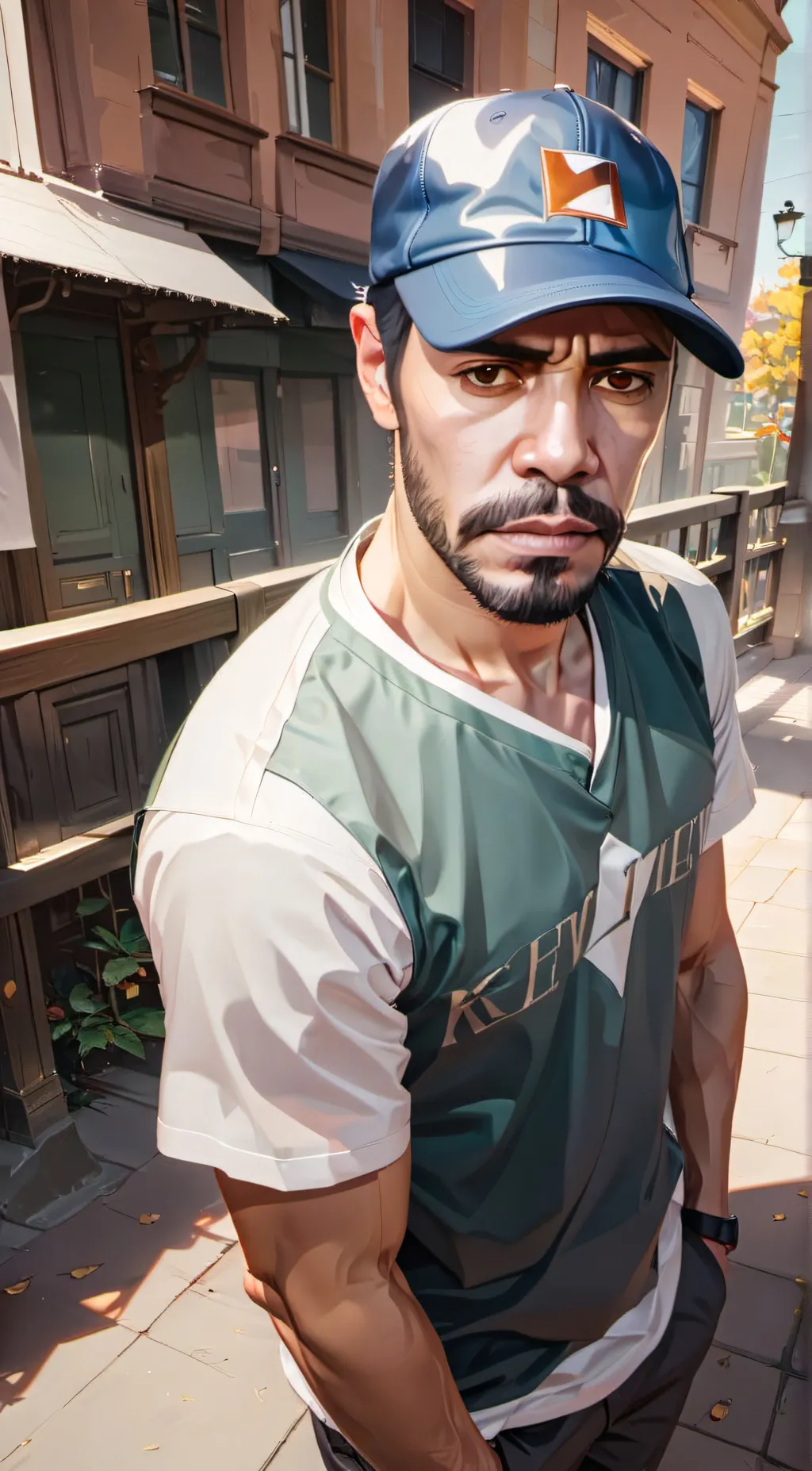 ai character: on erm  background