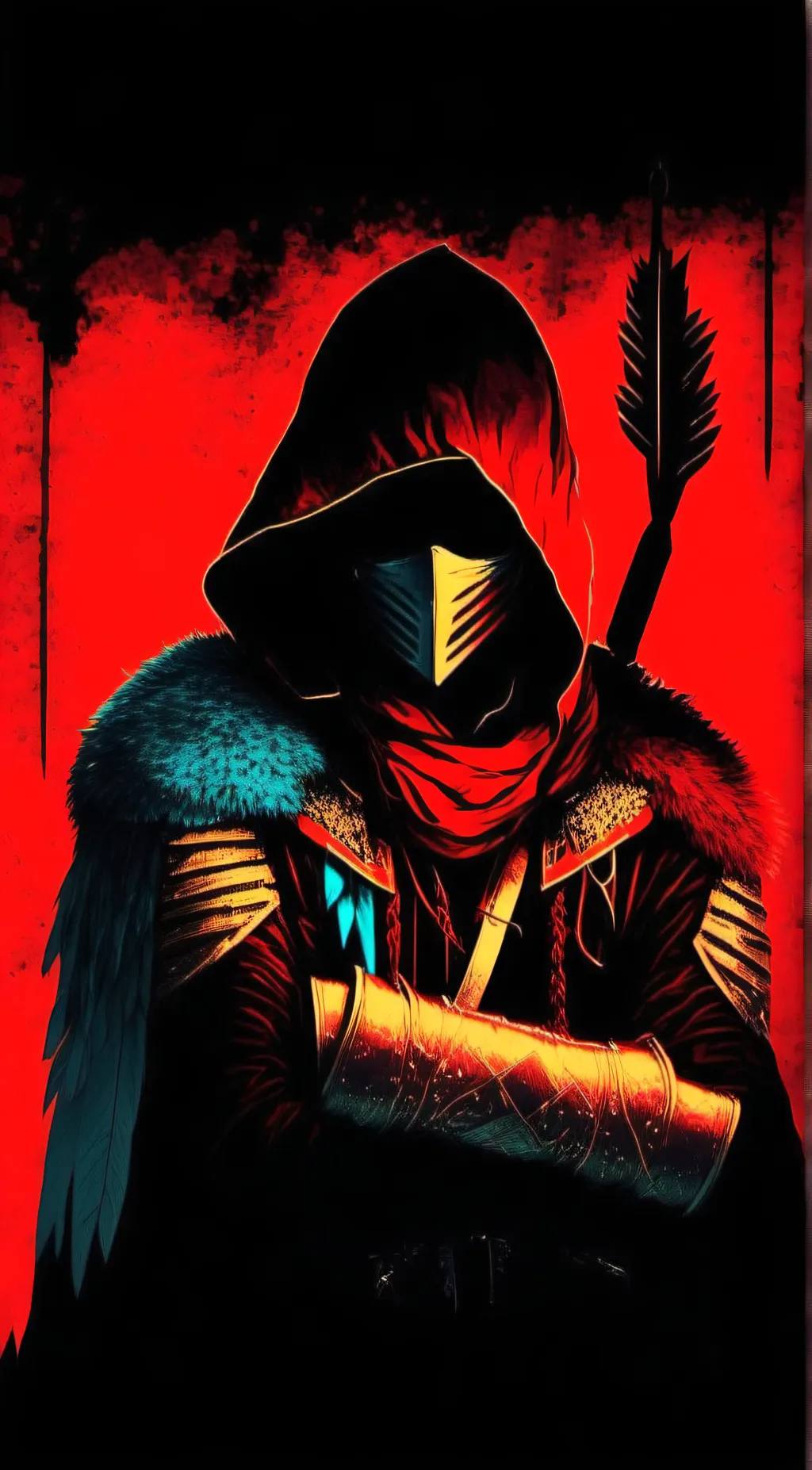 ai character: notredarrow background