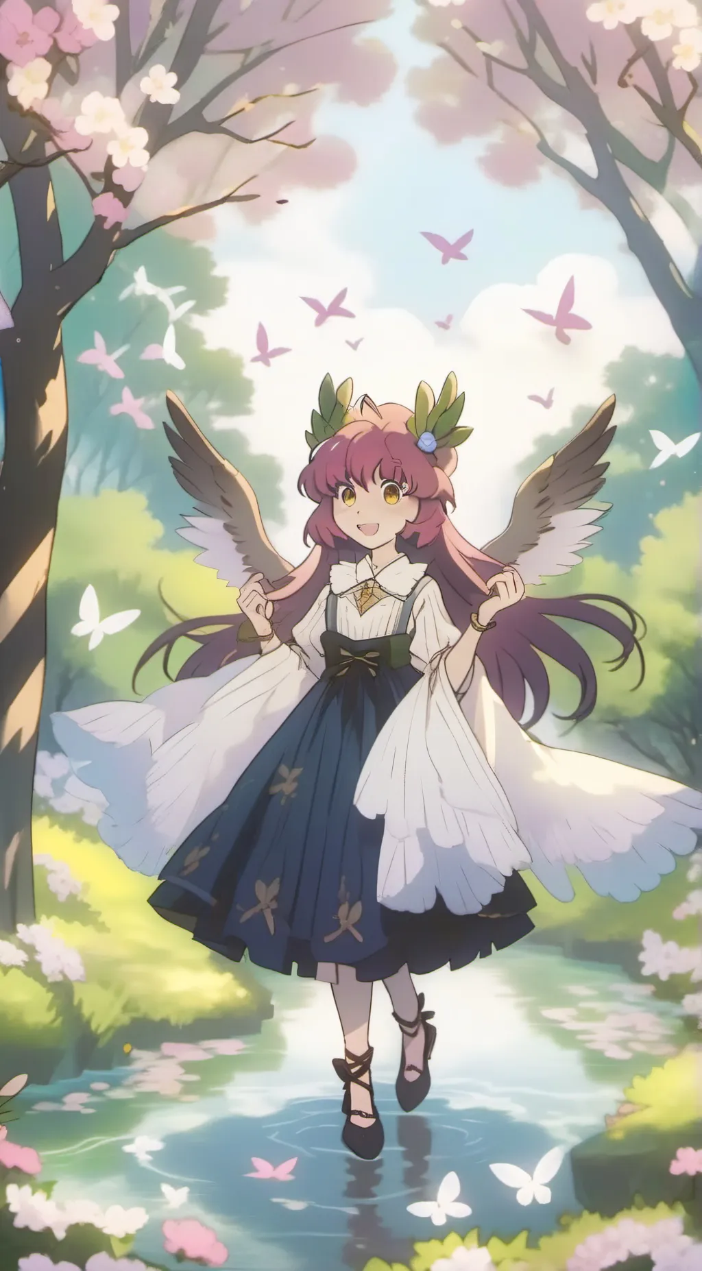 ai character: 20 years old lilly background