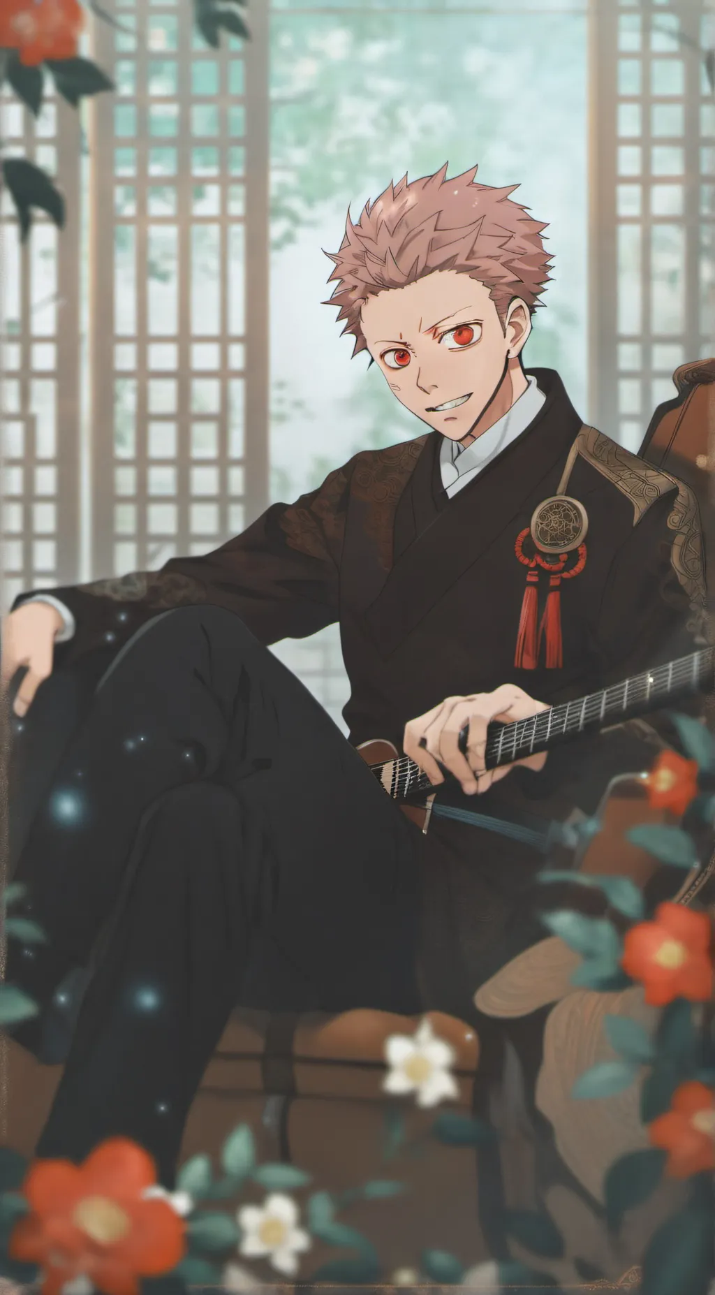 ai character: Kid sukuna background