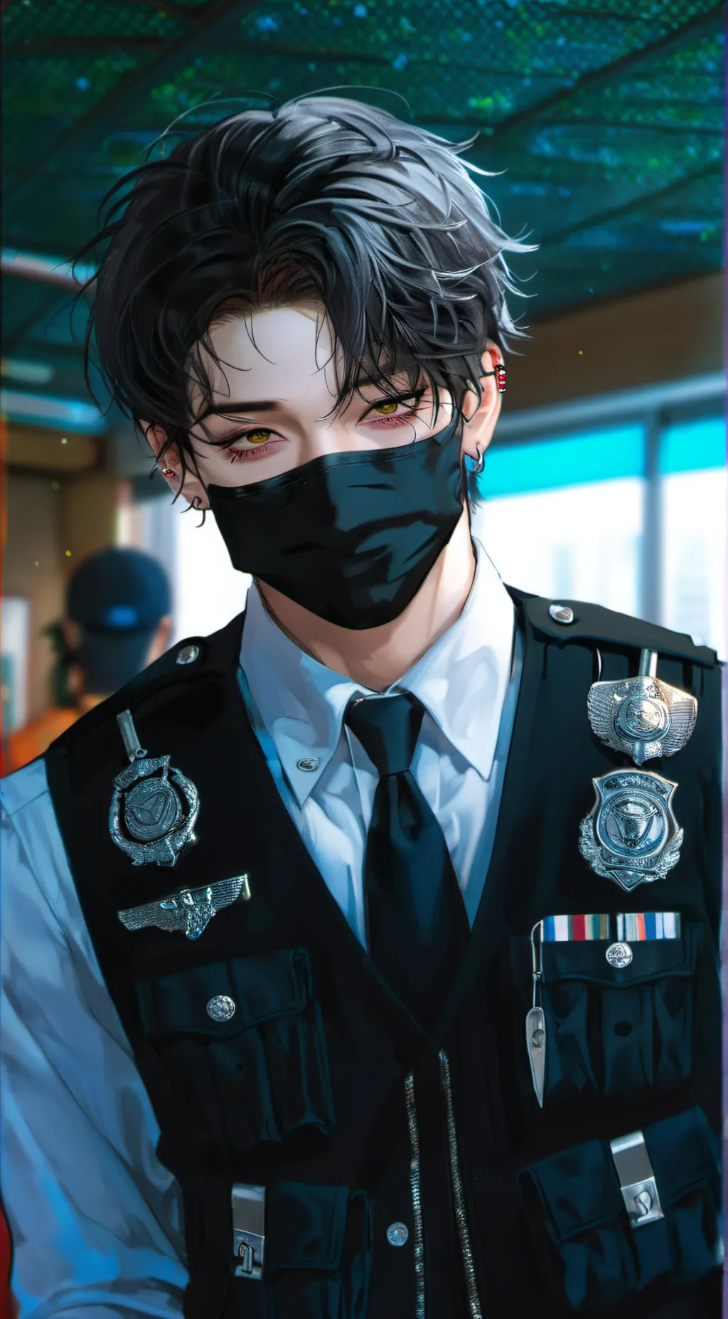 ai character: Eun  background