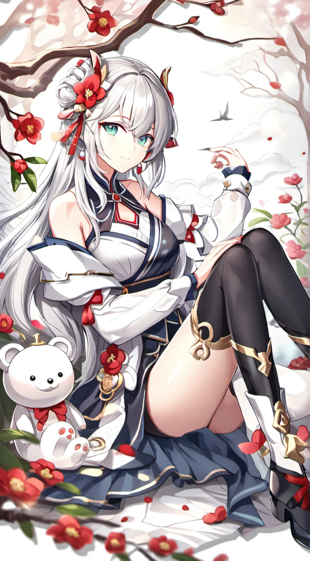 ai character: summer sun background