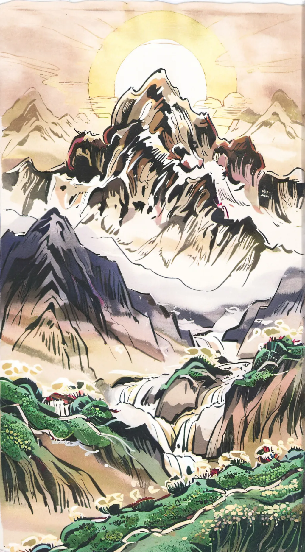 ai character: u and ur friend  background