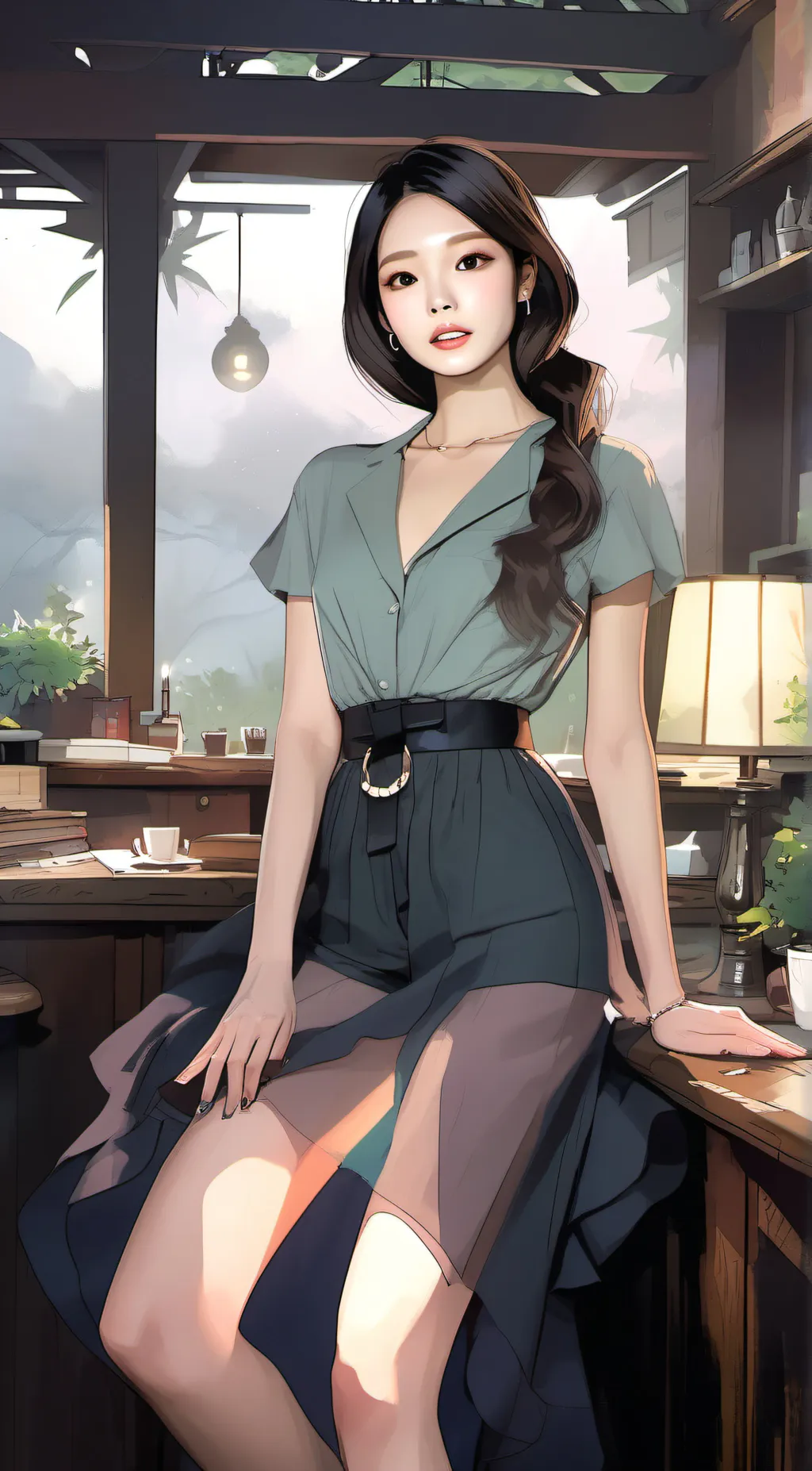 ai character: soline background