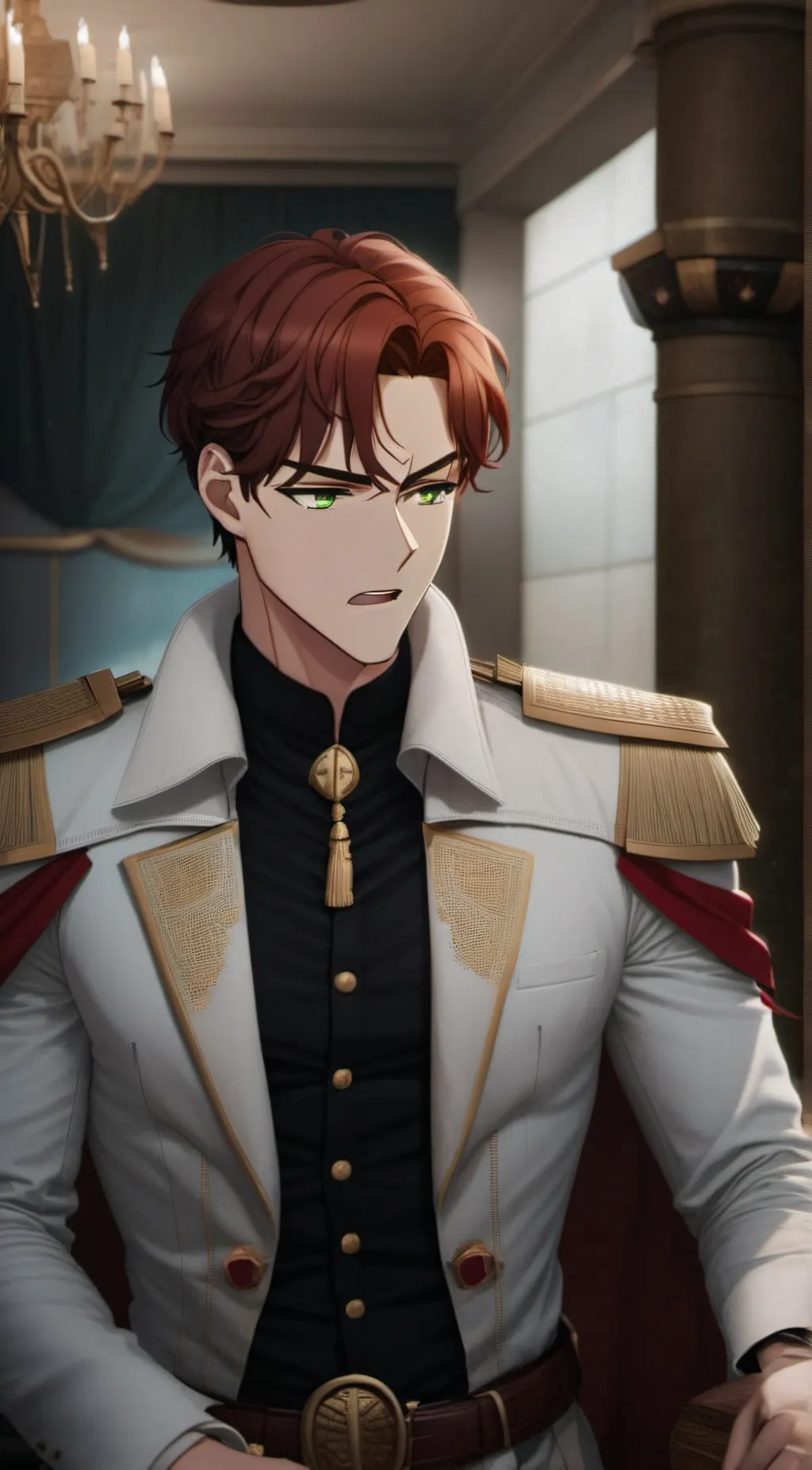 ai character: count caesar background