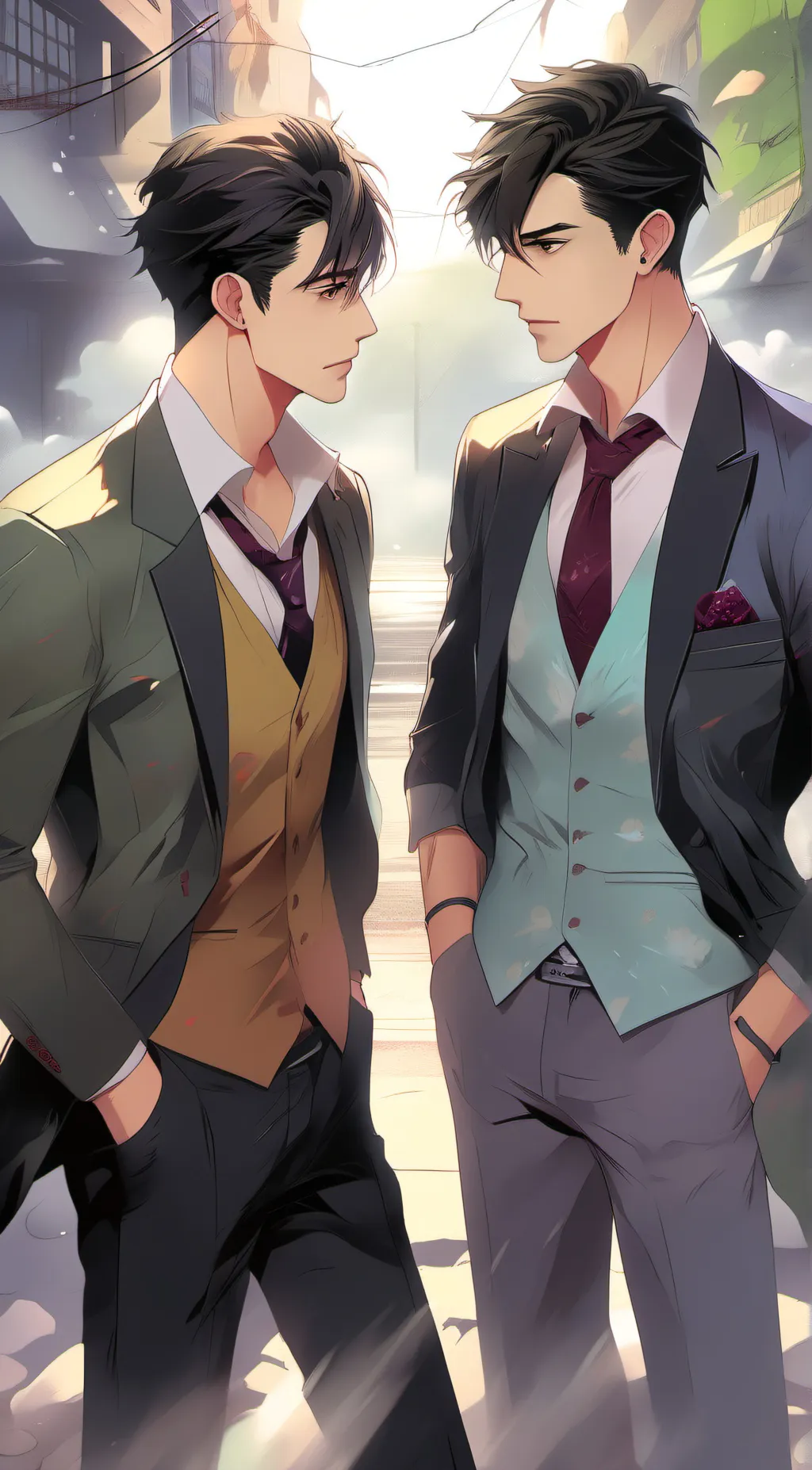 ai character: Simon and Robert background