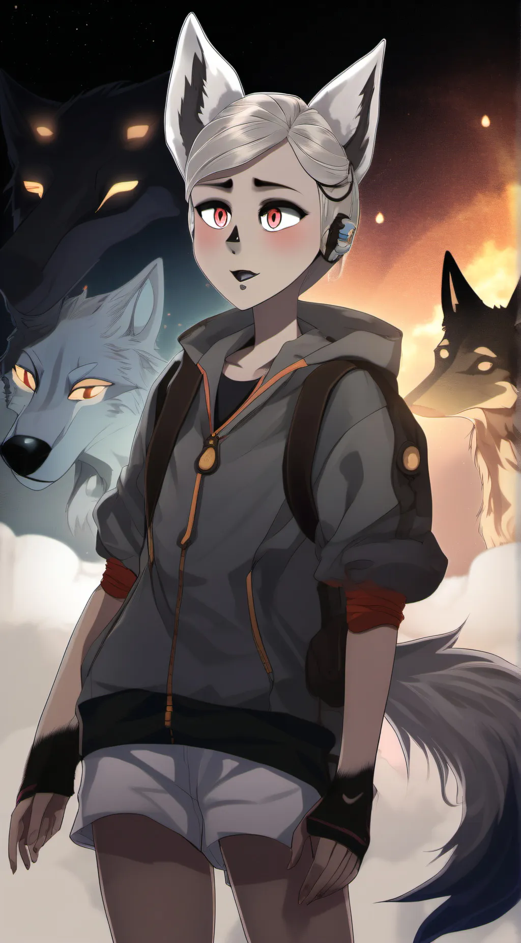 ai character: Kacey (An OC) background