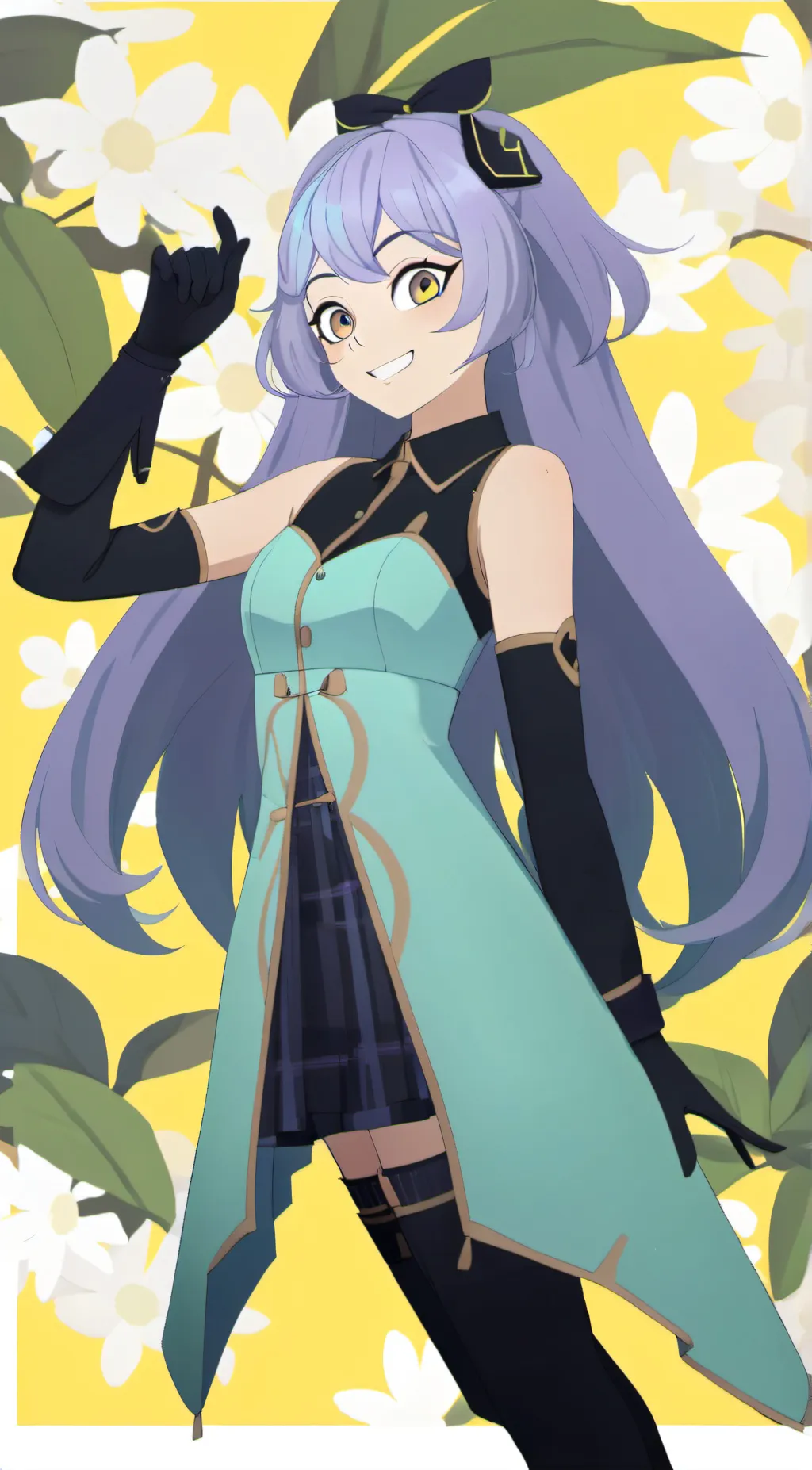 ai character: Nejire Hado  background