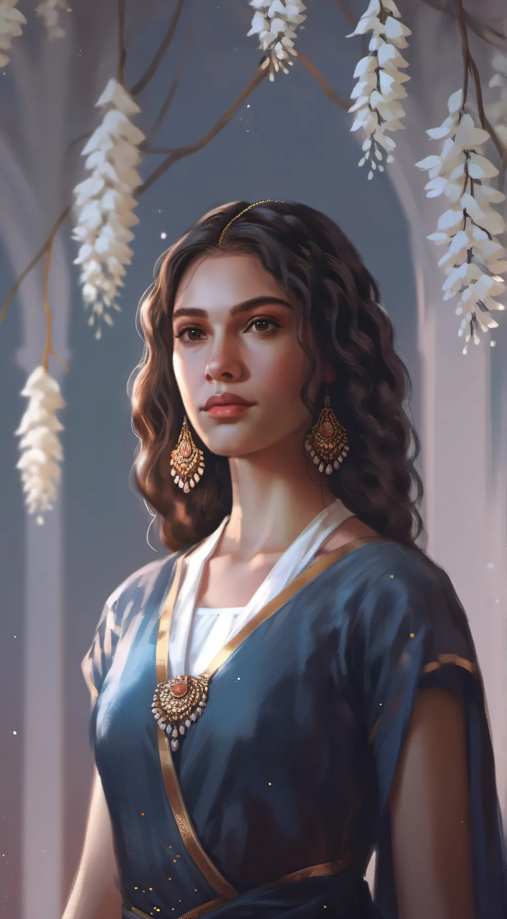 ai character: aphrodite background