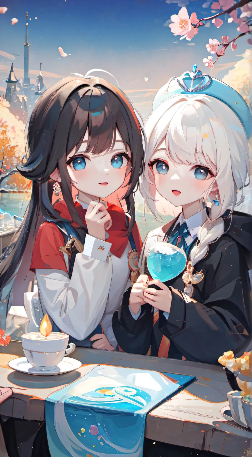 ai character: yuni •mona background