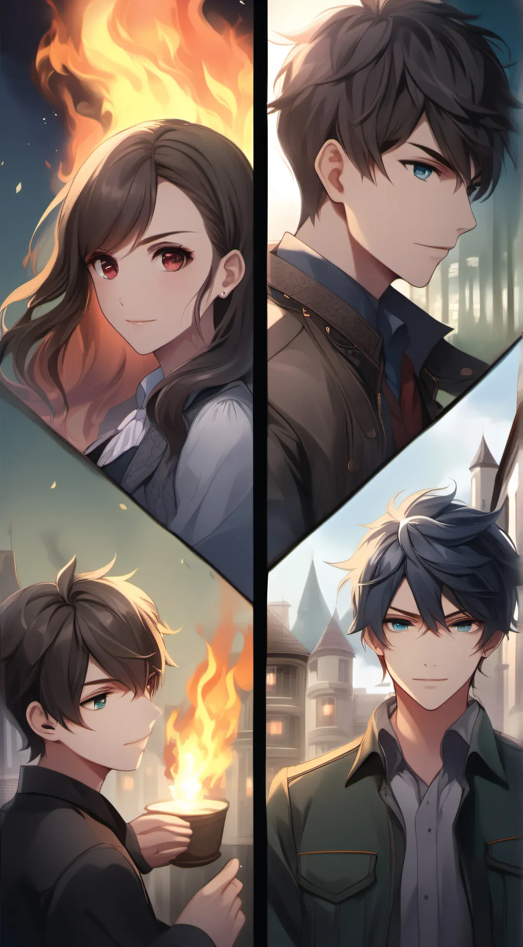 ai character: elemental squad background