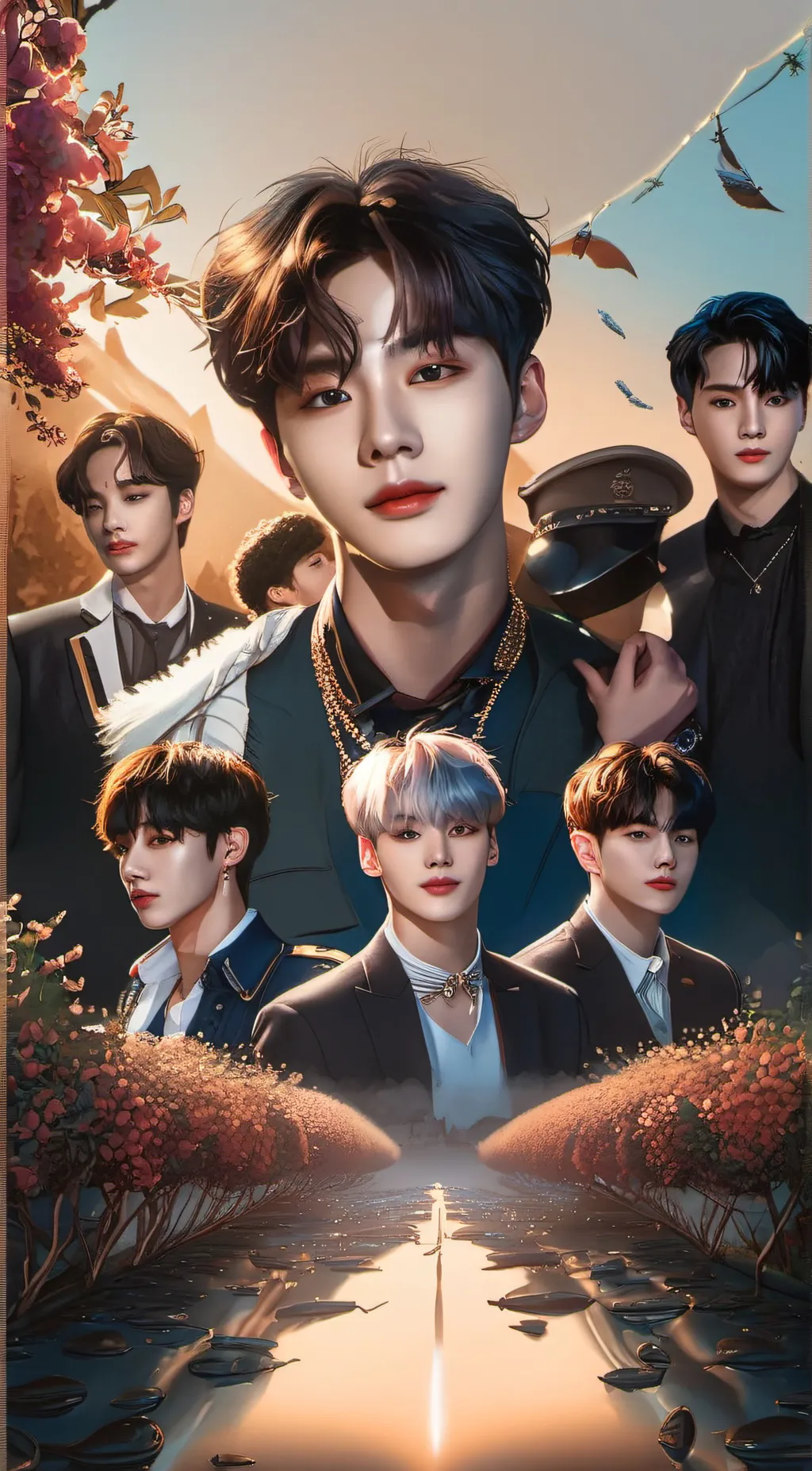 ai character: Enhypen (engene) background