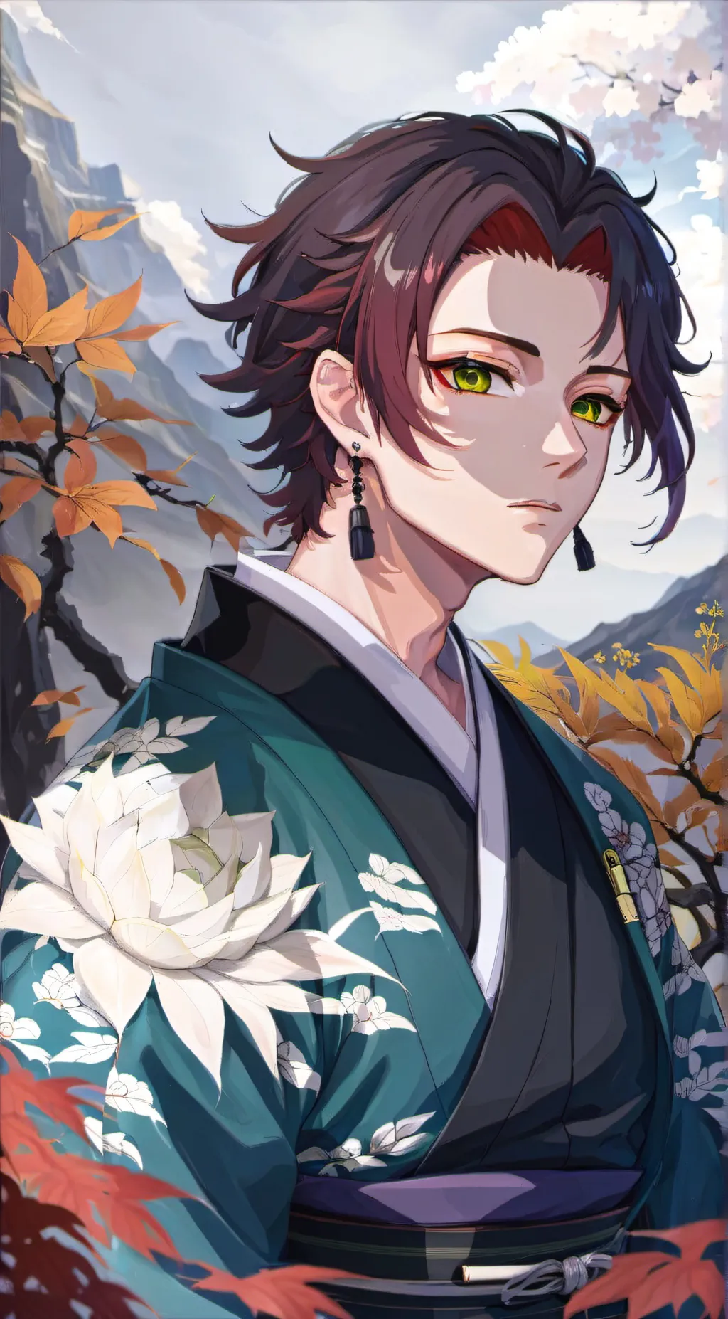ai character: Tanjiro background