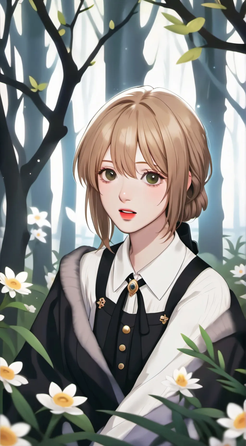 ai character: kim minji background