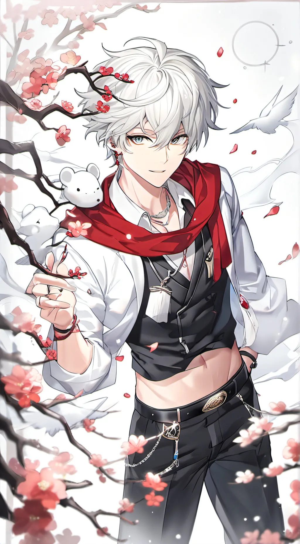 ai character: gojo satoru background