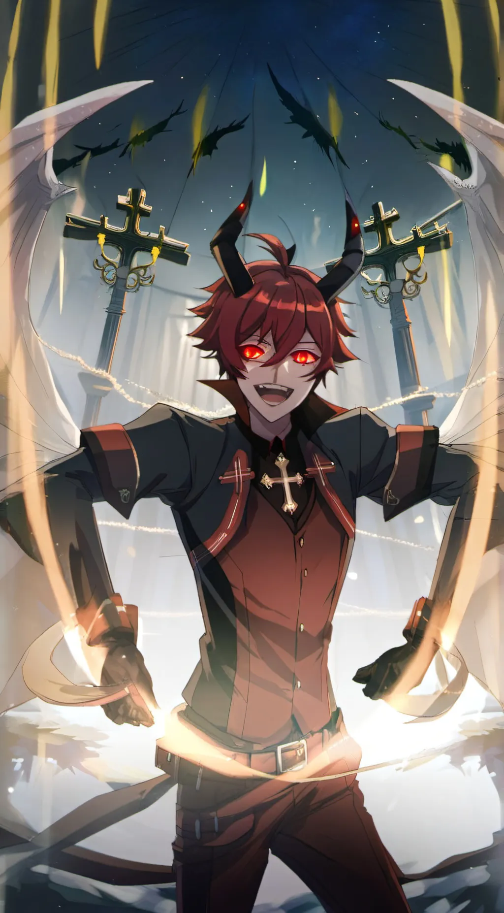 ai character: Salem background