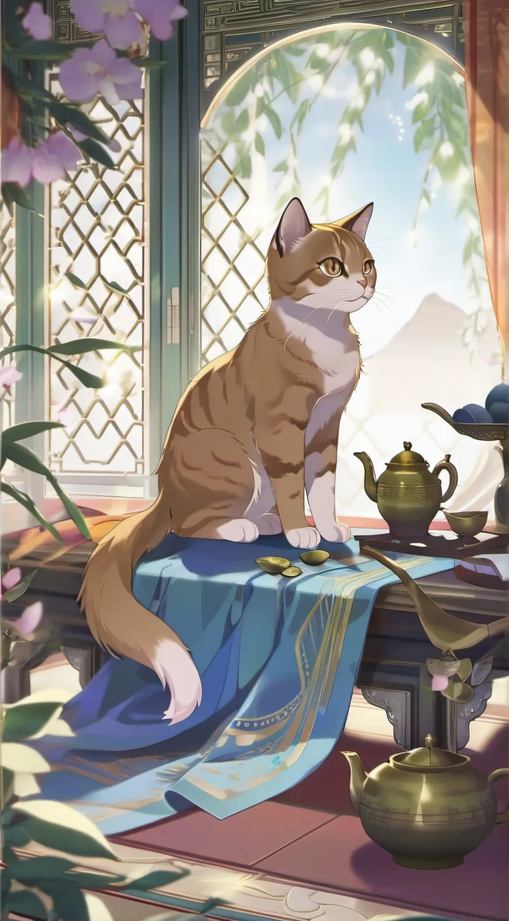 ai character: luna background